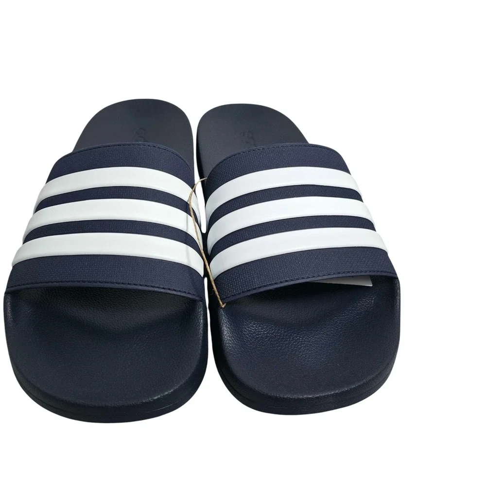 Adidas Adilette Shower Slides Men's 11 / Women's 12 GZ5920‎ Flip Flops Navy NWT